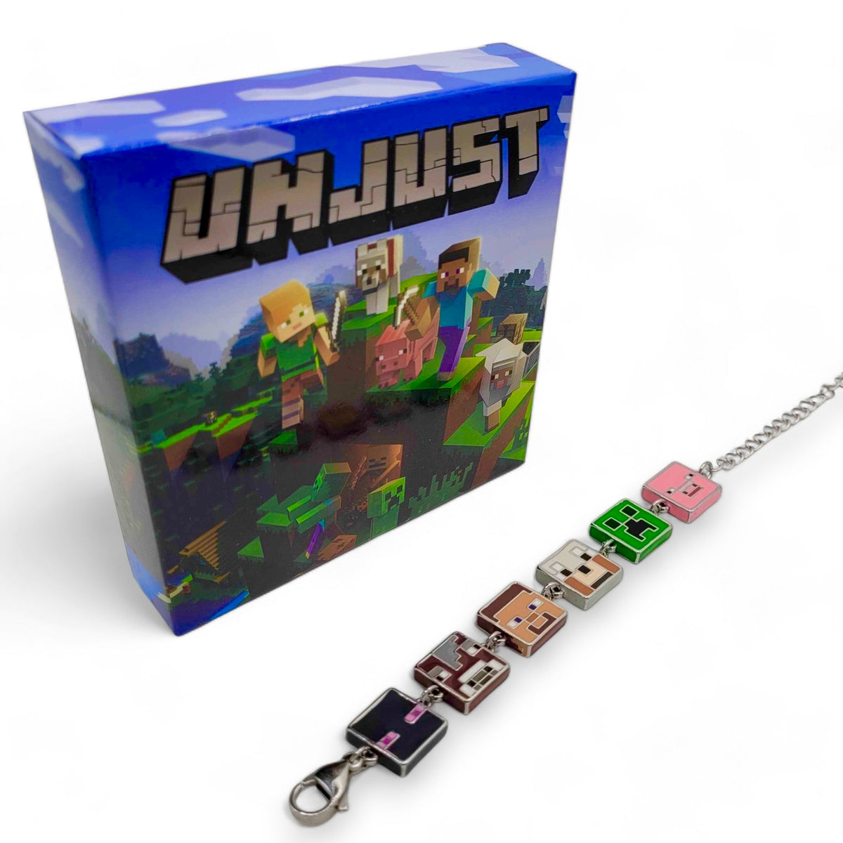 Minecraft Bracelet 🖼️🌳⛏️ – UNJUST JEWELRY