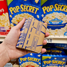 Load image into Gallery viewer, Brown Popcorn Bag Wallet 🍿💵
