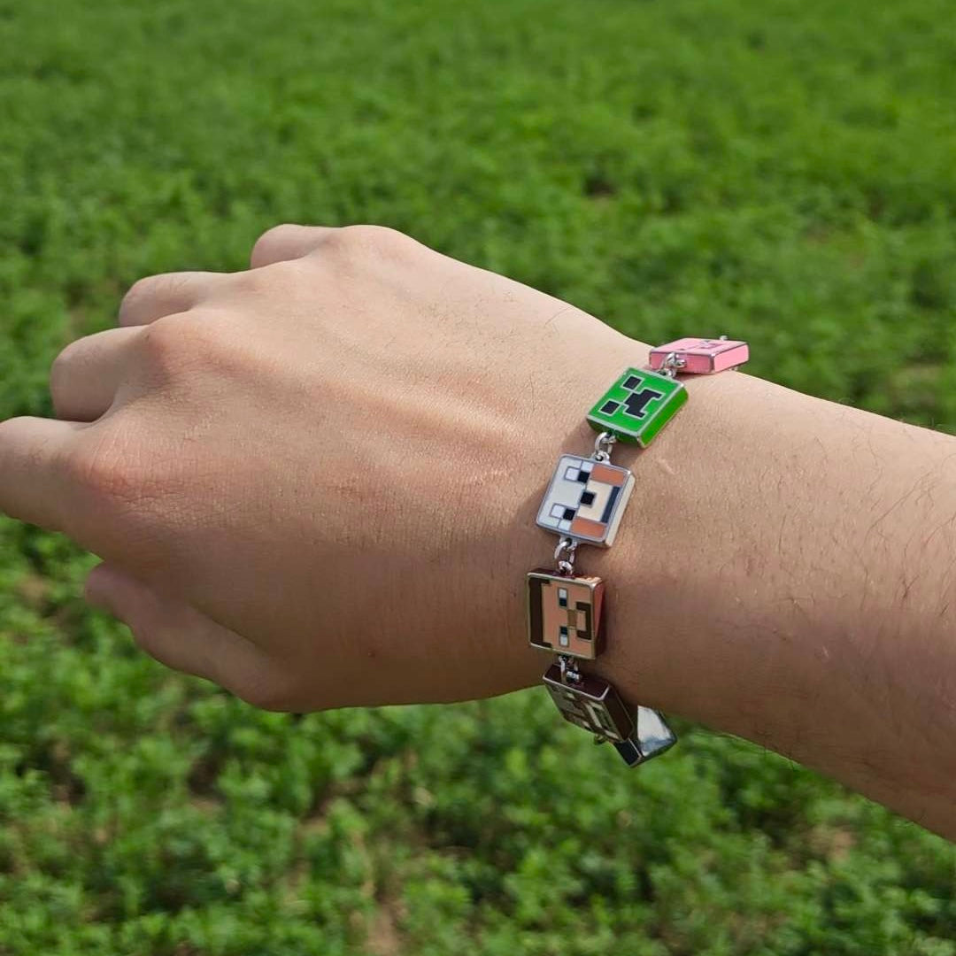 Minecraft Bracelet 🖼️🌳⛏️ – UNJUST JEWELRY