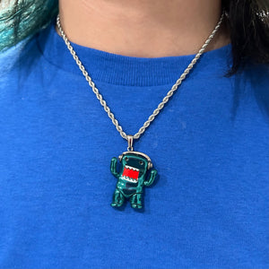 Blue Romanceplanet Domo Necklace 💙🪩