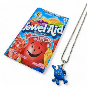 Reversible Jewel-Aid Necklace 🍒🏝️🍇