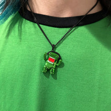 Load image into Gallery viewer, Green Romanceplanet Toxic Domo Necklace💚☣️