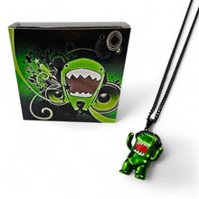 Load image into Gallery viewer, Green Romanceplanet Toxic Domo Necklace💚☣️