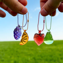 Load image into Gallery viewer, *Early Access* Glass Fruit Keychain 🌊🍐🍇🍓