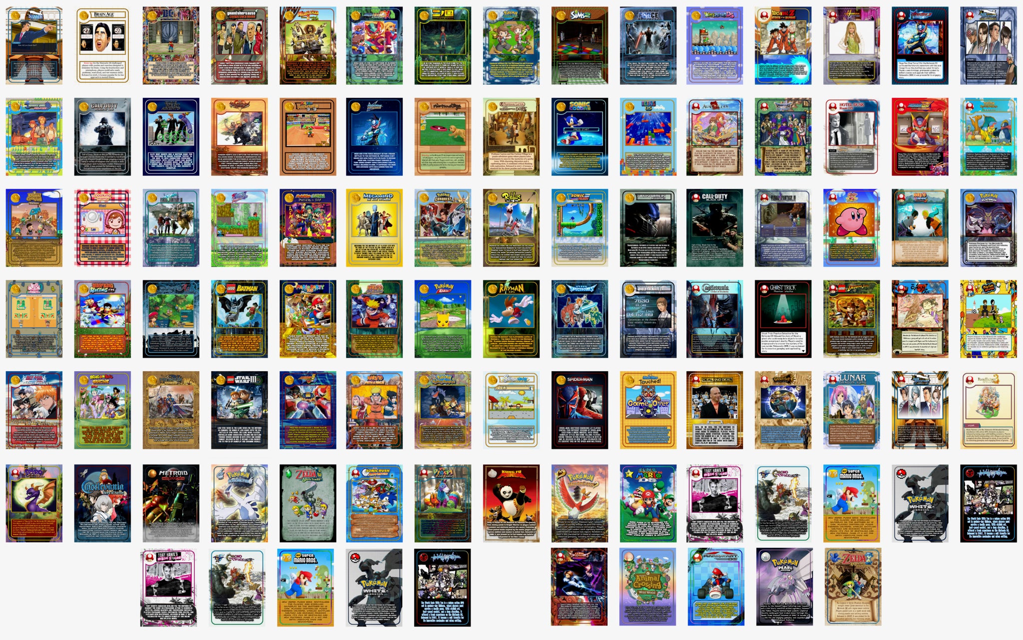 base set first edition card list 1st Edition DS Lite "Nostalgic Classics" Base Set Trading Cards 🤍🌐 – UNJUST JEWELRY