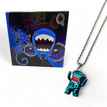 Load image into Gallery viewer, Blue Romanceplanet Domo Necklace 💙🪩