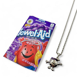 Reversible Jewel-Aid Necklace 🍒🏝️🍇