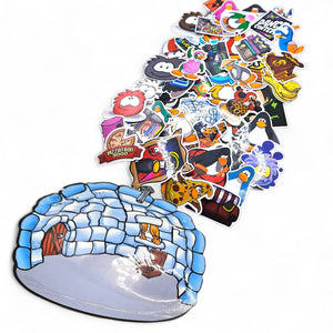 Club Penguin Igloo Sticker Pack 🐧❄️