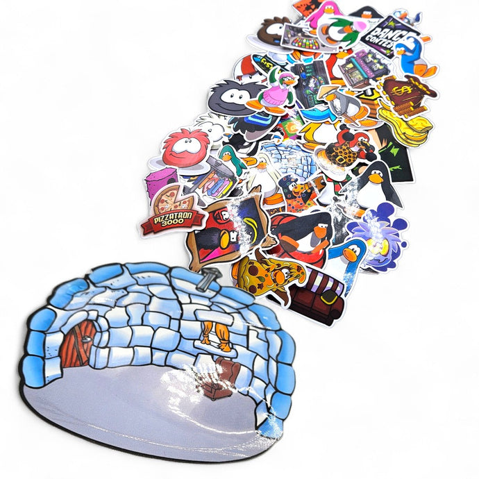 Club Penguin Igloo Sticker Pack 🐧❄️