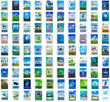 Load image into Gallery viewer, Volume 1 "Frutiger Aero" Base Set 🖼️🐬