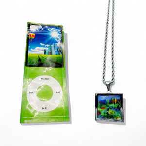 Frutiger Aero Reversible Necklace🍏🍃🐠